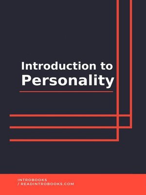 cover image of Introduction to Personality